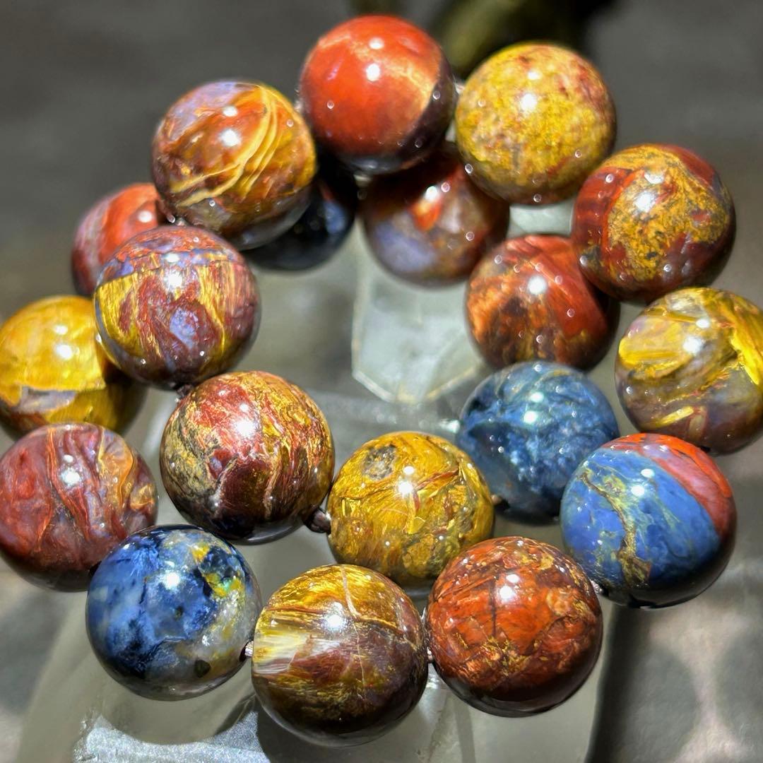 ☆別格高級品！来福良縁宝珠⑧！ミックス　ピーターサイト　ブレス