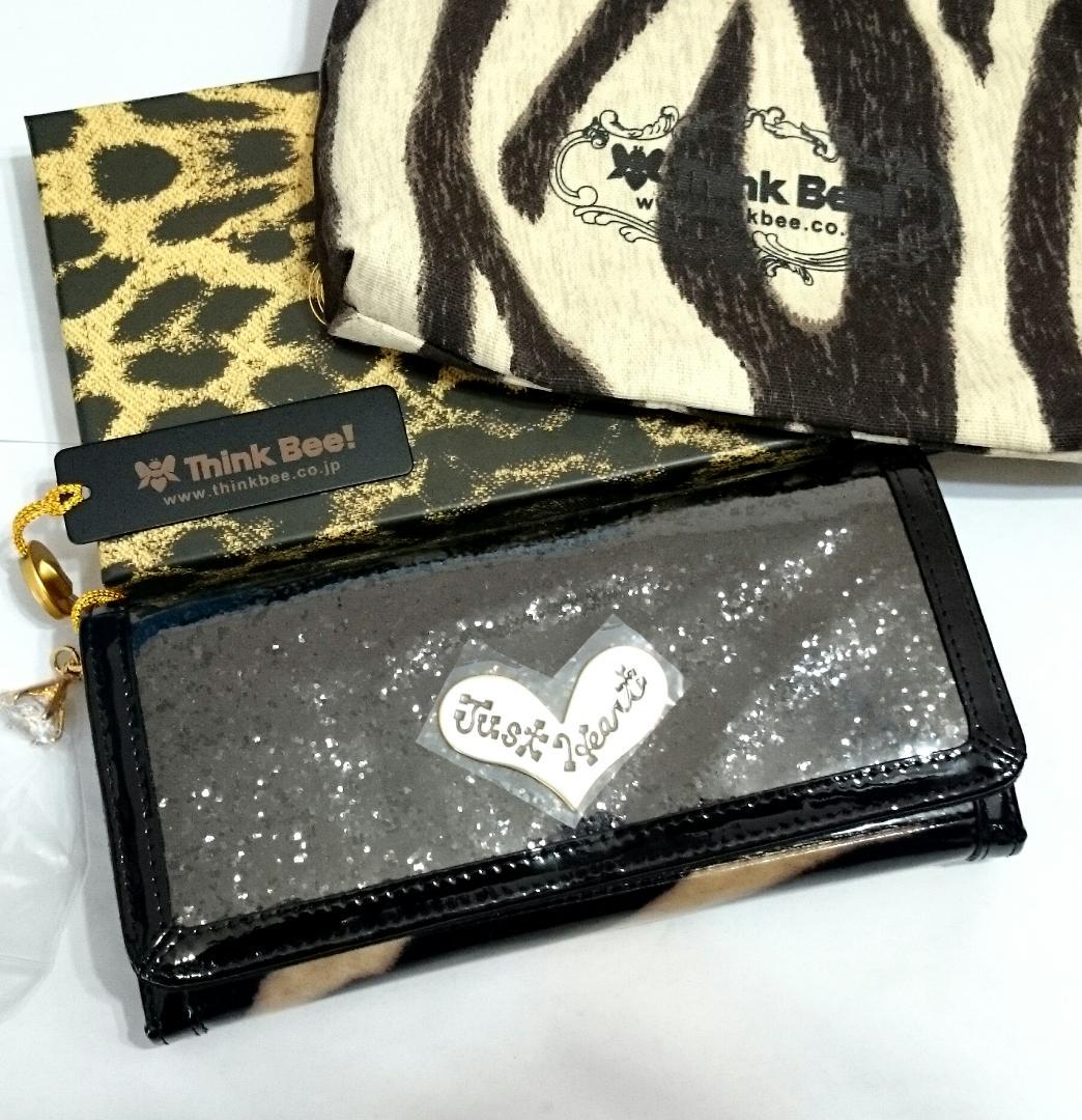 シンクビー Think Bee グリッター 被せ 長財布 新品 未使用 セール商品 販売人気商品 【新品未使用】シンクビー!長財布 長財布