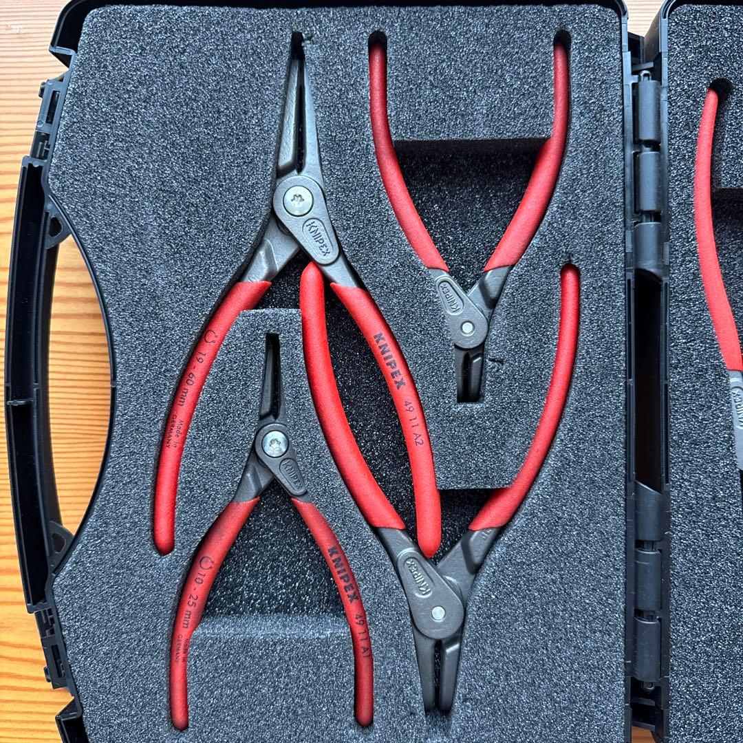 knipex スナップリングプライヤーセット