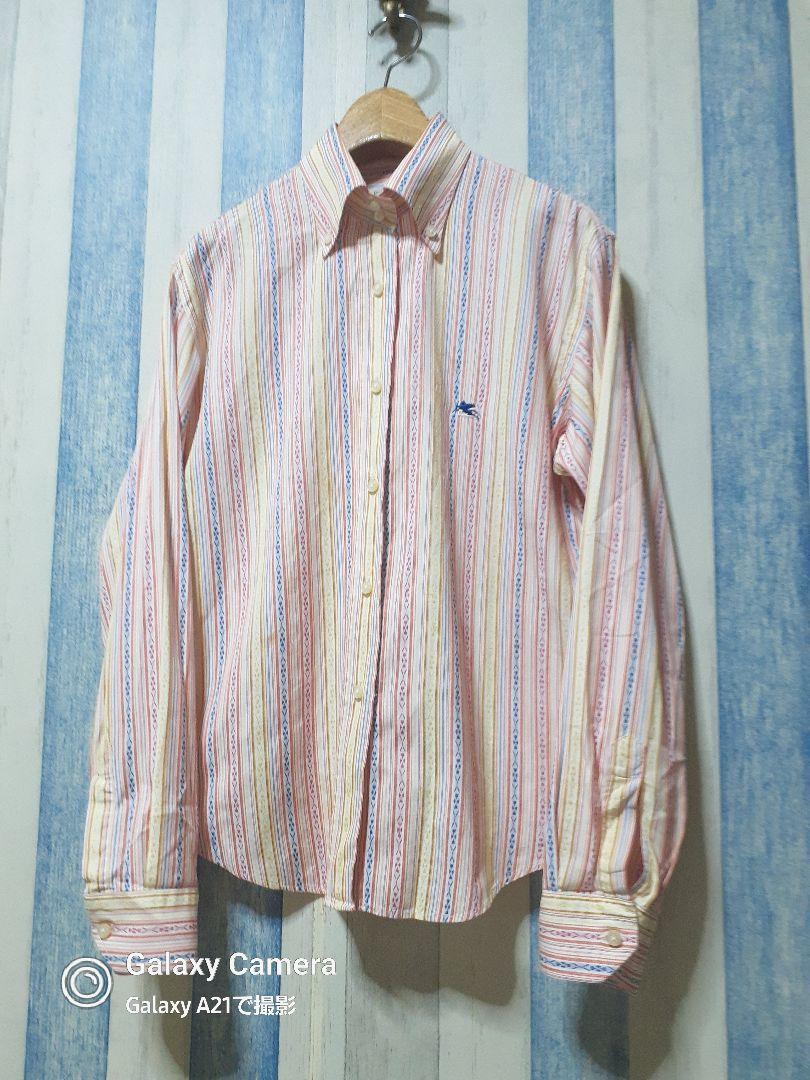 ETRO エトロ 44 ストライプシャツ レディース