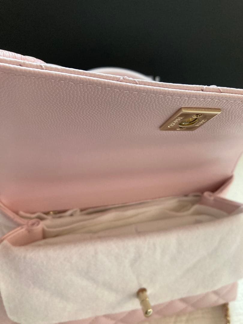 新品　シャネル　ココハンドル　百貨店購入 レア　ピンク　xs