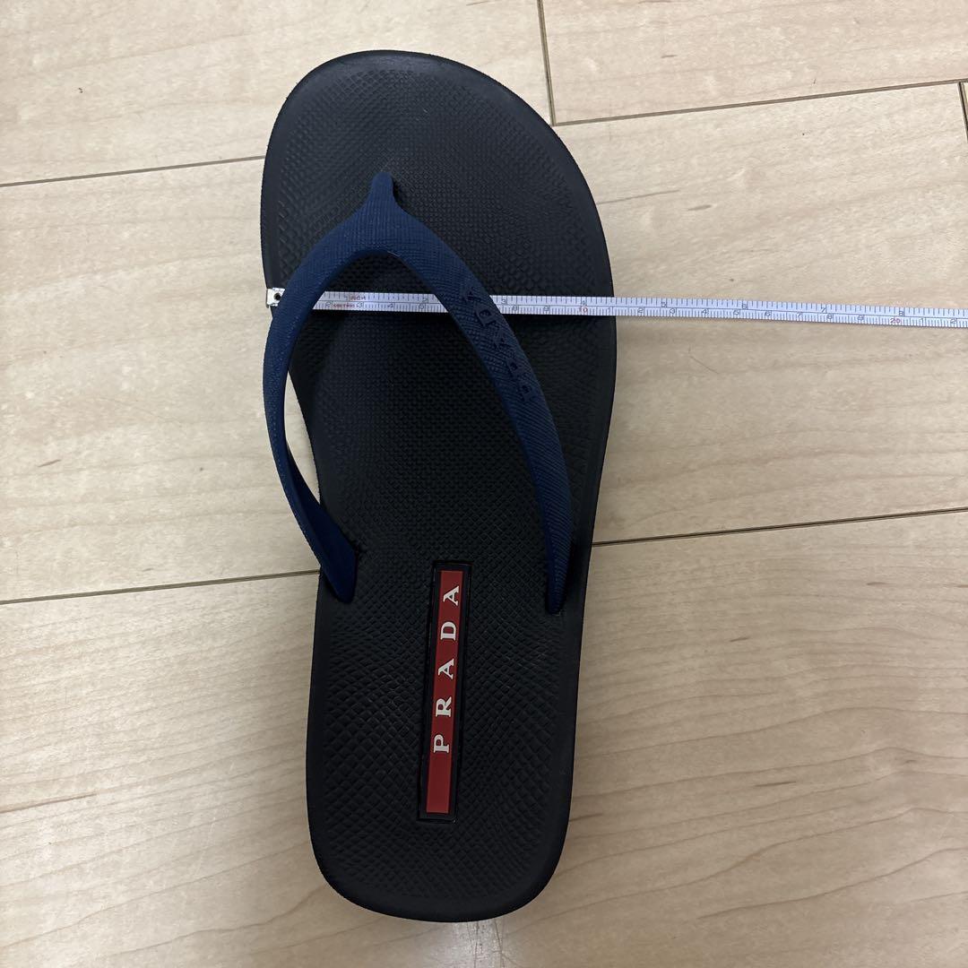 新品未使用　PRADA ブラック ビーチサンダル PRADA(プラダ) / サンダル/US8/ブラック/黒/2X 3058/クリス
