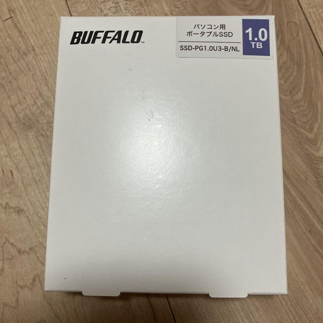 BUFFALO ポータブルSSD 1.0TB SSD-PG1.0U3-B/NL