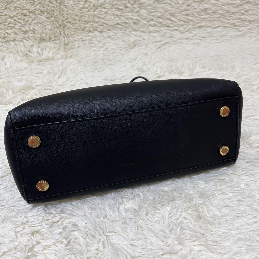 マイケルコース ハンドバッグ ブラック 2Way ショルダー チャーム 定番