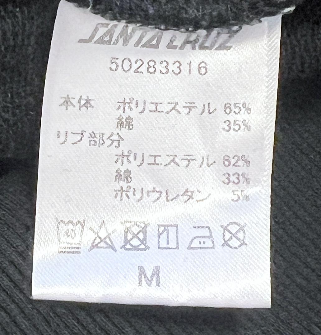 SANTA CRUZ ファイヤーパターンロゴ入り パーカー M - メルカリ