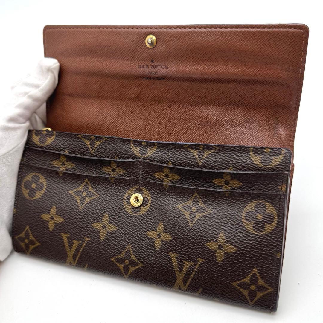 美品✨️ルイヴィトン モノグラム サラ 長財布 財布 カード10枚 ブラウン 茶 美品✨️ルイヴィトン モノグラム サラ 長財布 財布 カード10枚 ブラウン 茶