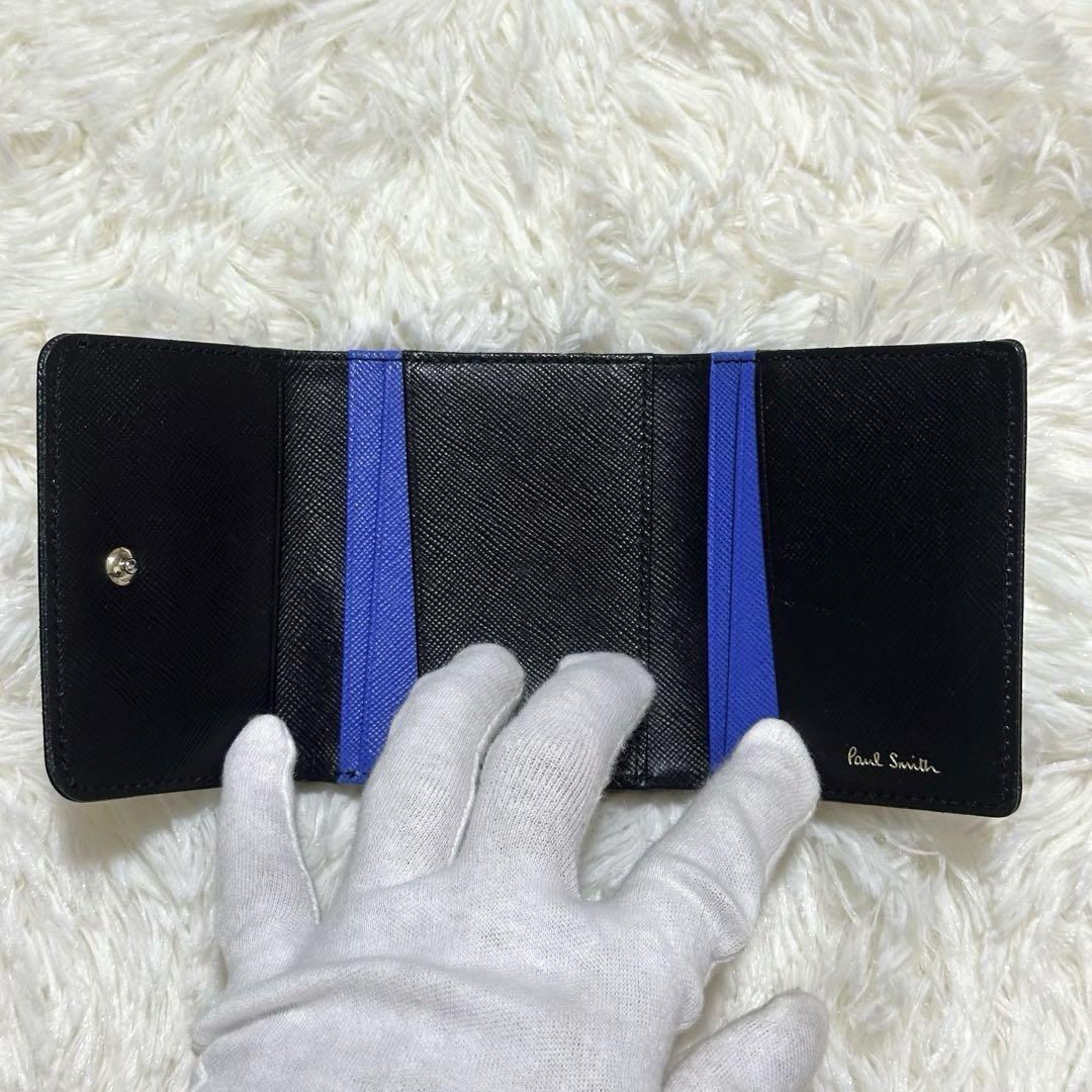 ✨美品✨ポールスミス 三つ折り財布 スミシーハート レザー