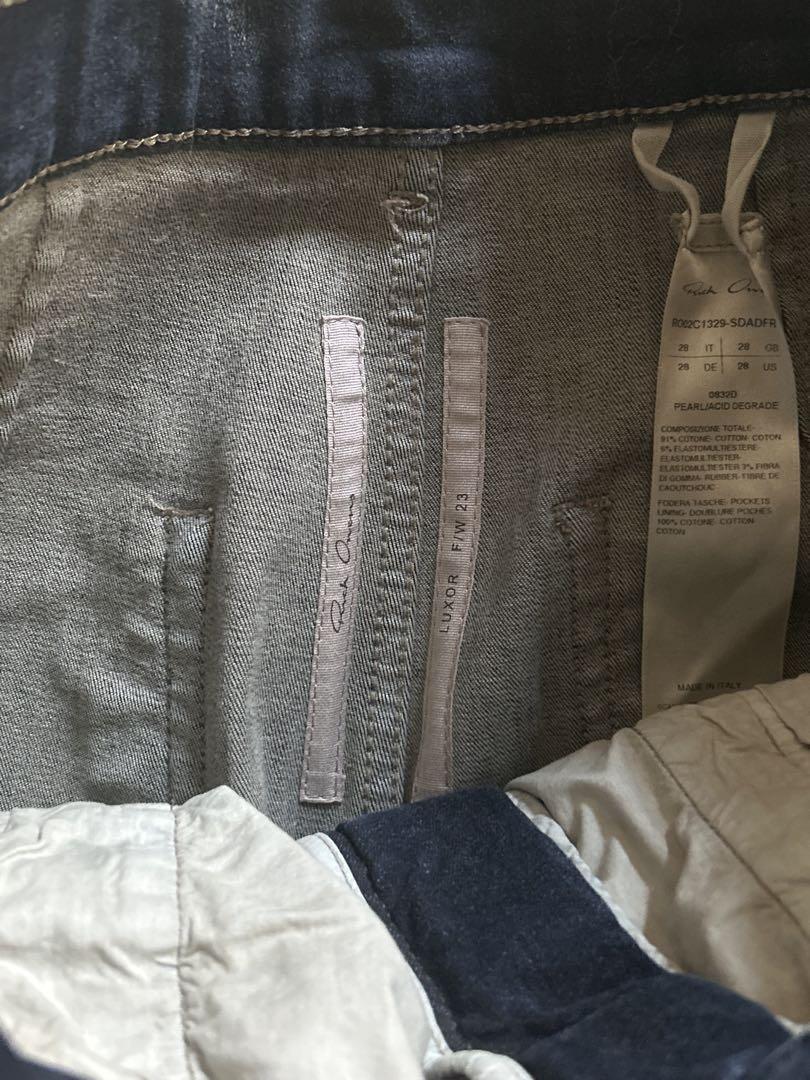 パンツ rick owens 23f/w acid bolan 28