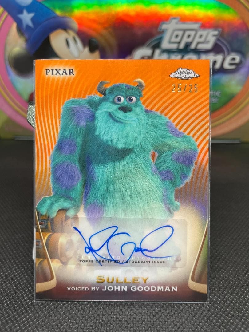 SULLEY 25枚 直筆サイン topps chrome disney目立った傷や汚れなし UP786_INFO