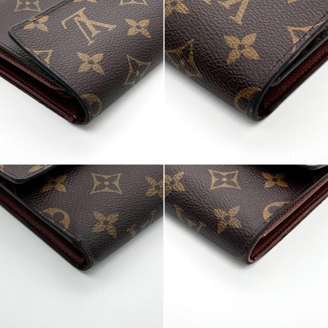 ルイヴィトン モノグラム エテュイパピエ 大容量 男女兼用 三つ折り財布