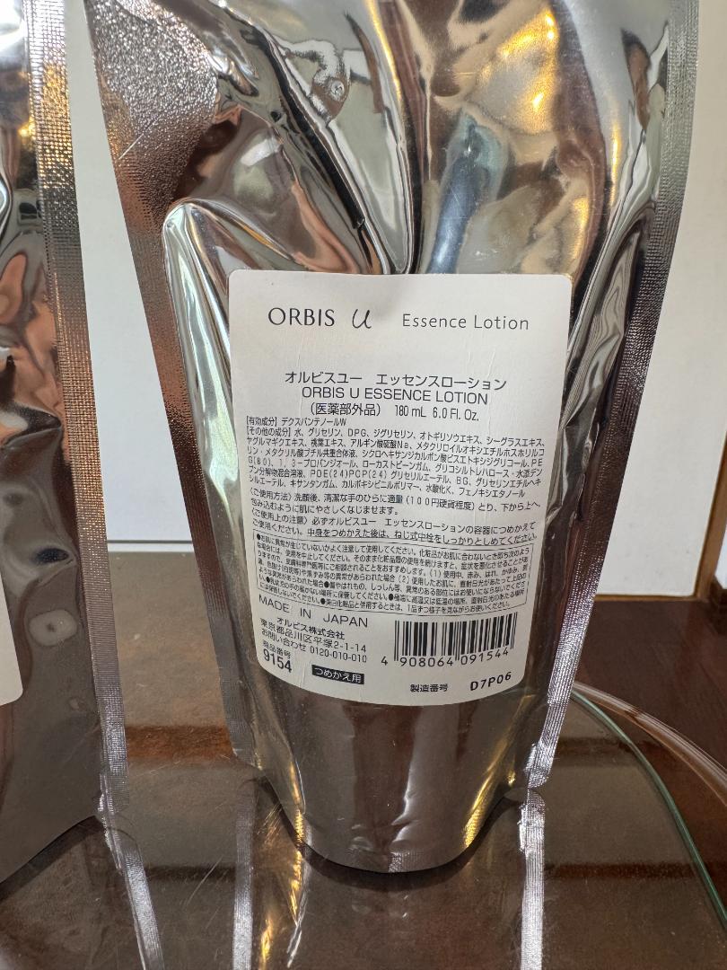 ORBIS U エッセンスローション 180 ml 袋タイプ × 3 袋
