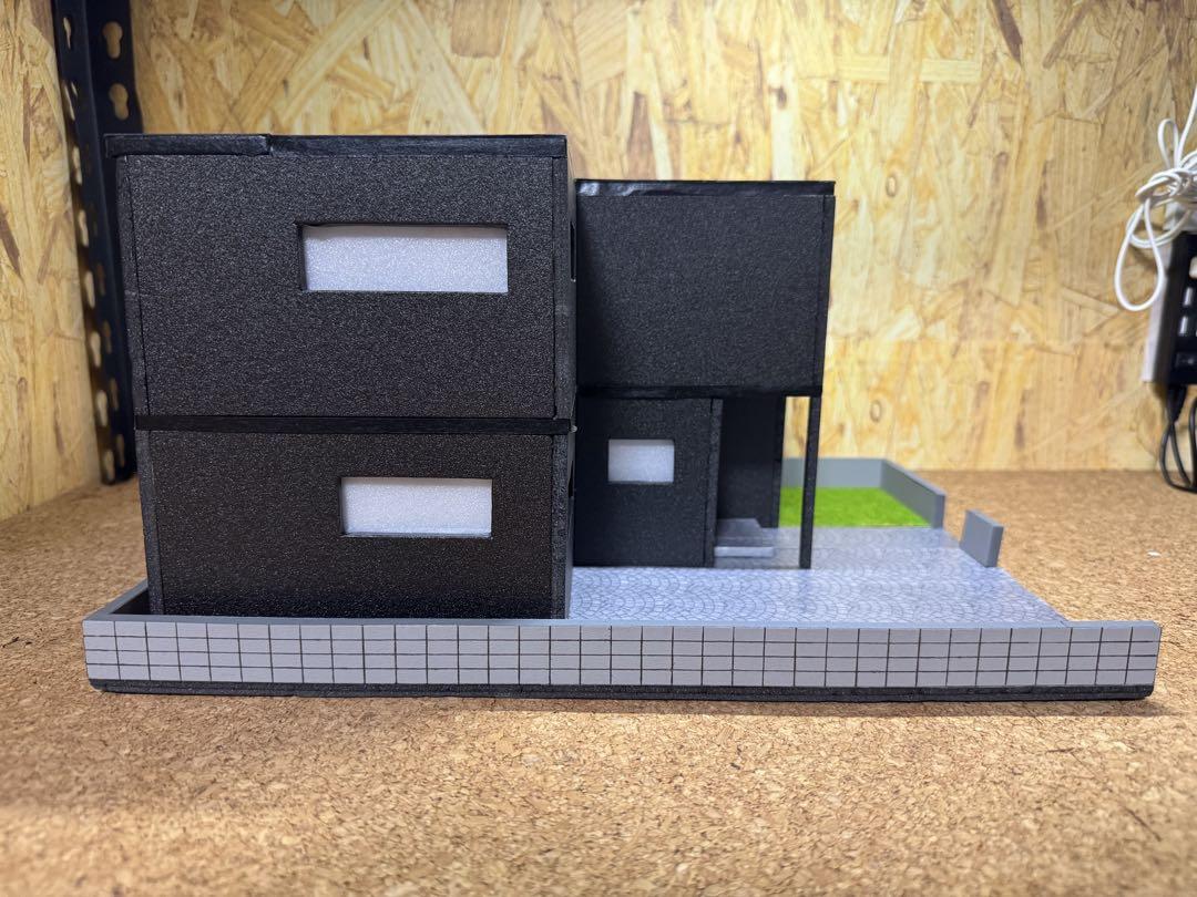 1/43ミニカー用ジオラマ(家)