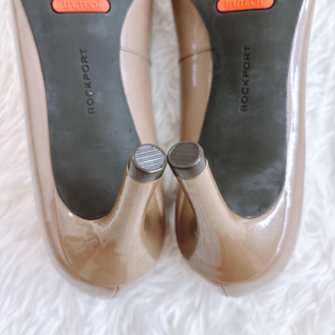 未使用級●ロックポート●パンプス トータルモーション ポインテッドトゥ エナメル