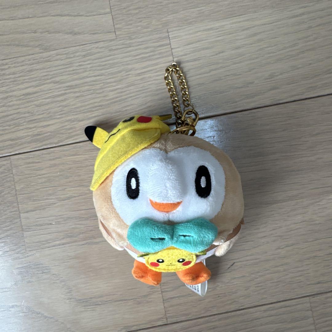 限定 ピカチュウ帽子 モクロー ぬいぐるみ - メルカリ