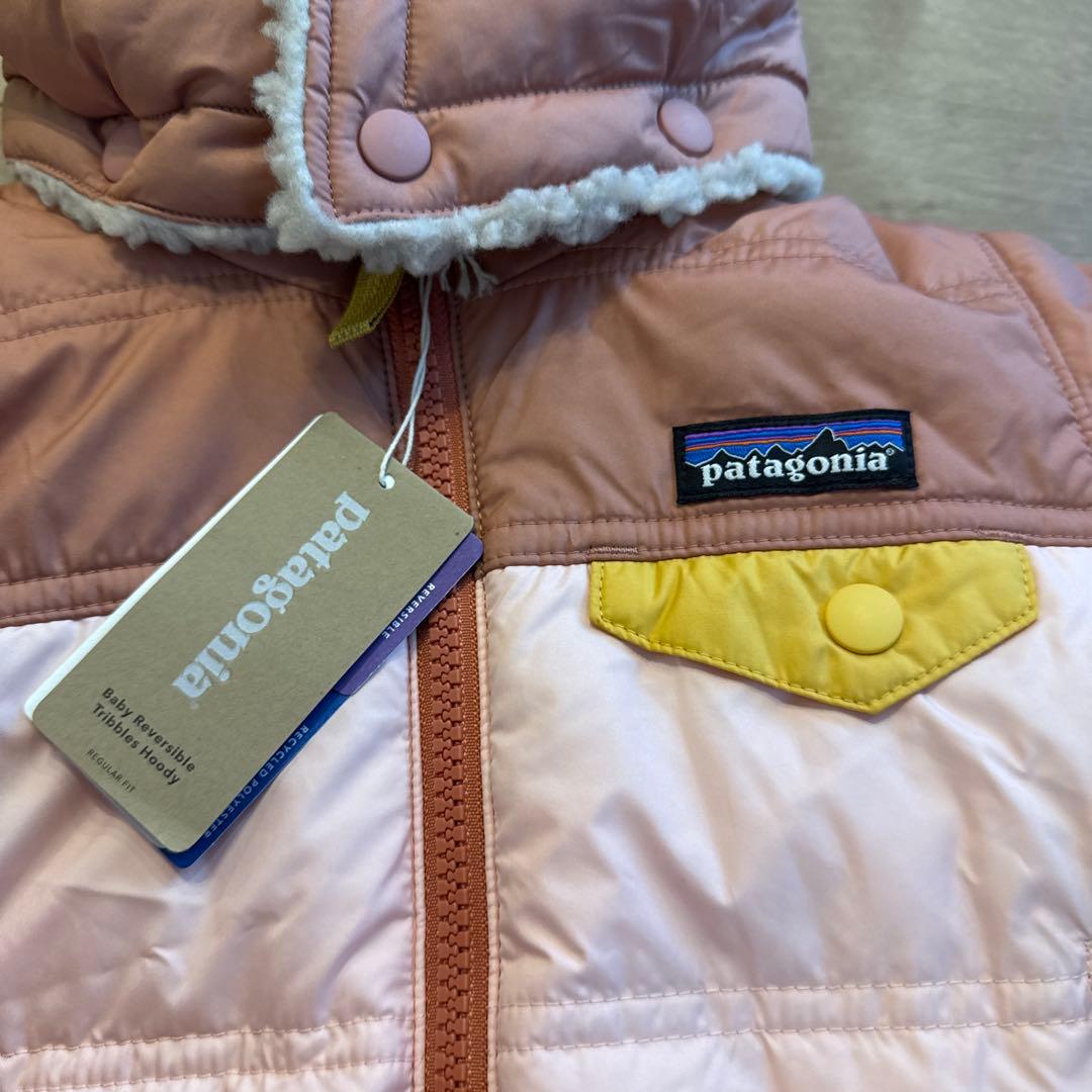 新品タグ付き】patagonia シーフォームピンク 中綿コート 2T - メルカリ