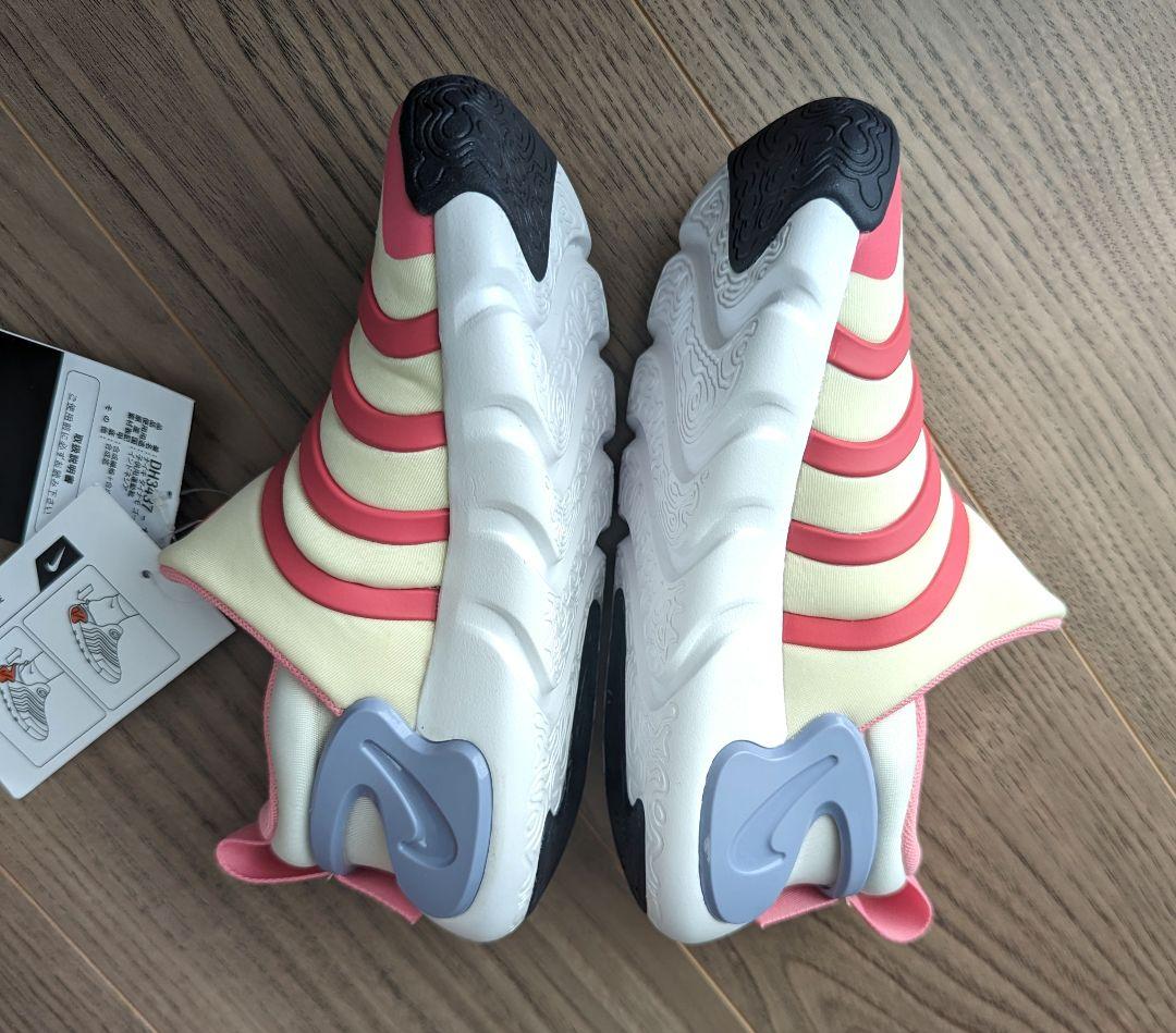 NIKE　ダイナモゴー　18.5cm　スリッポンクリーム/ピンク