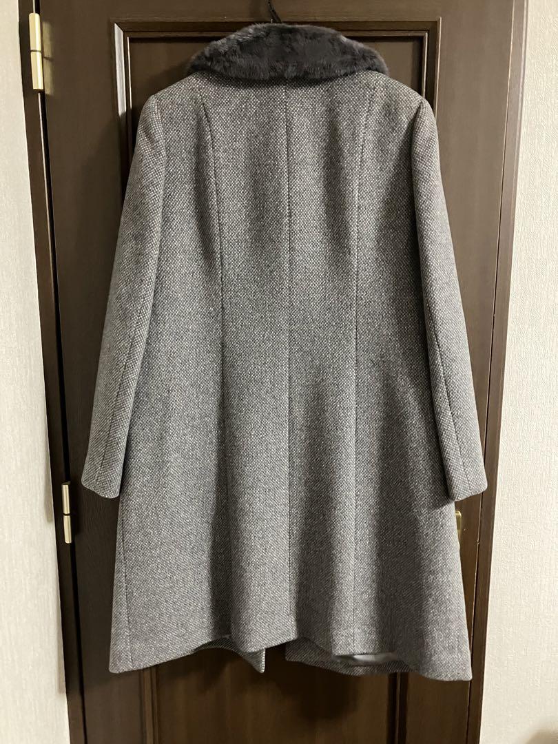 レリアン　カシミヤコート　13＋　大きいサイズ
