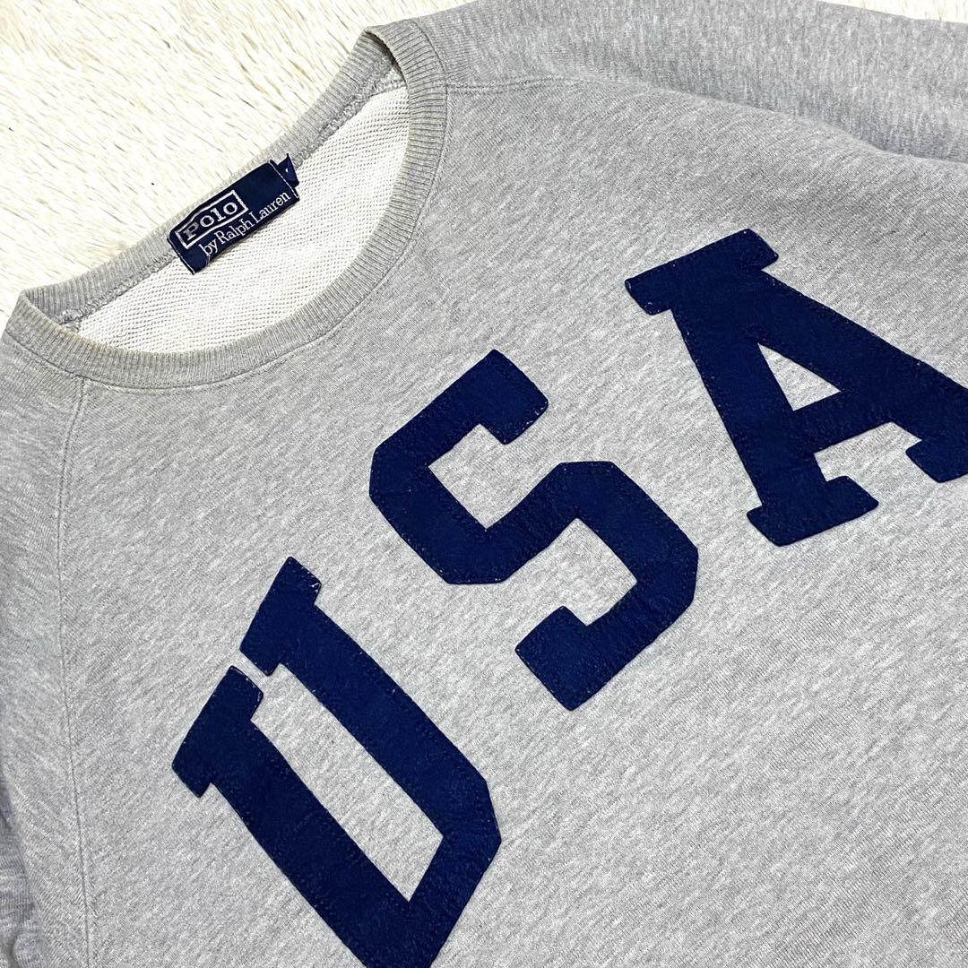 90s Polo by Ralph Lauren スウェット USA グレー M