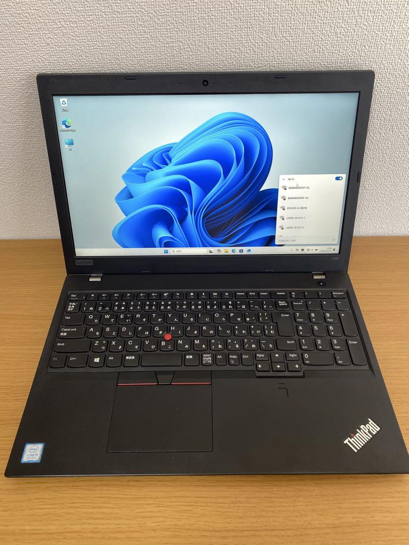 LENOVO L580 ノートパソコン/i5-8250U/SSD256GB/無線
