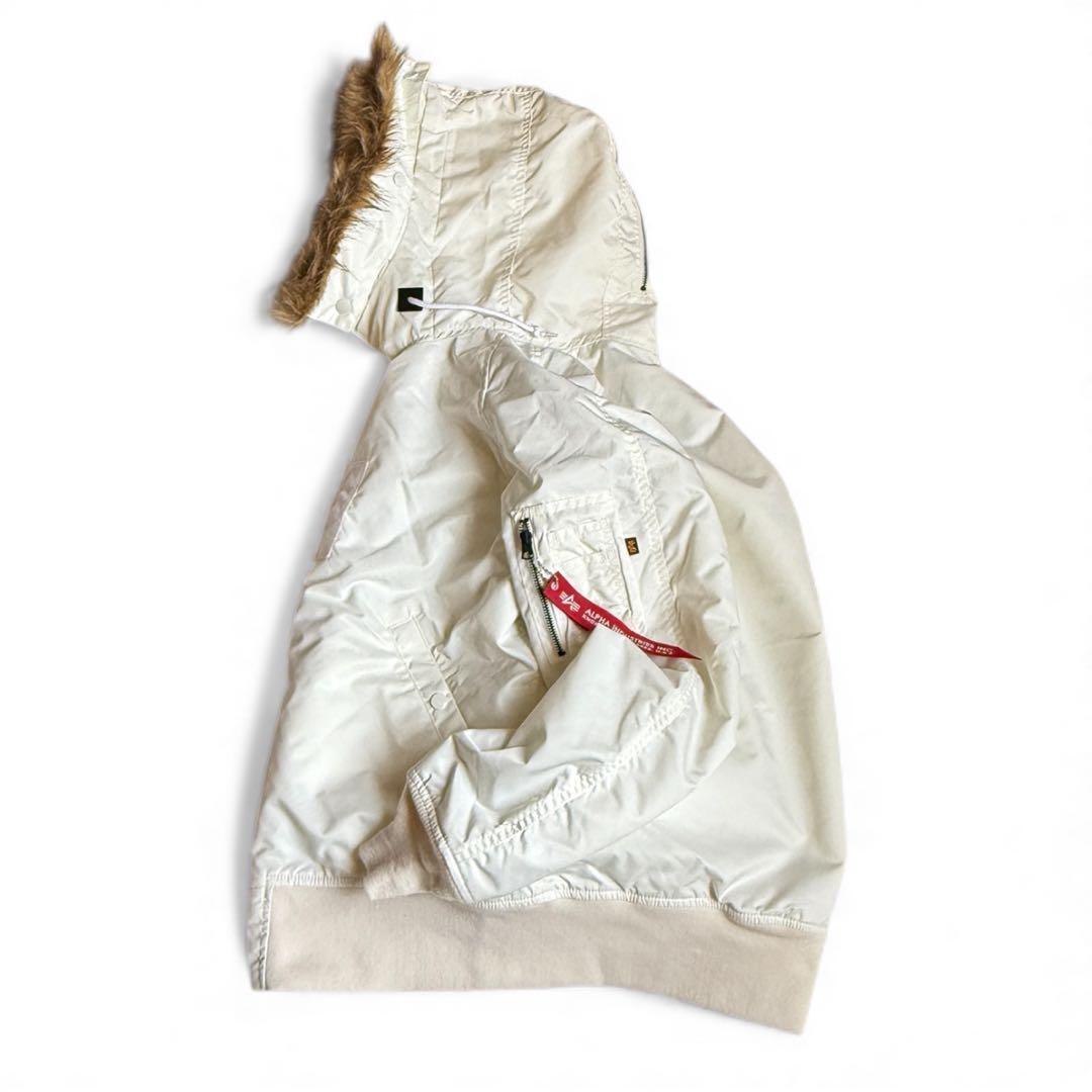 ✨未使用級✨ALPHA アルファ N2B L ホワイト Y2K ✨未使用級✨ALPHA アルファ N2B L ホワイト Y2K