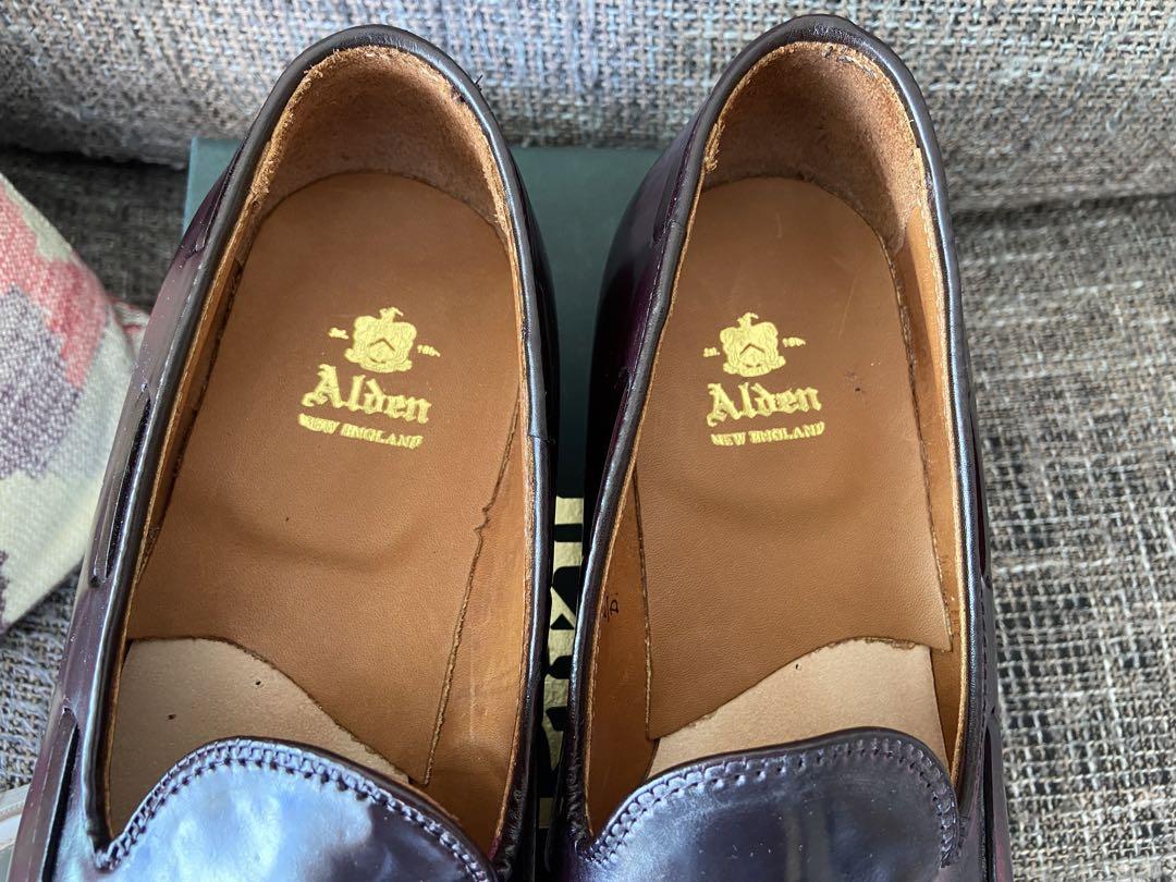 新品　未使用　Alden 563 タッセル　ローファー　コードバン　バーガンディ