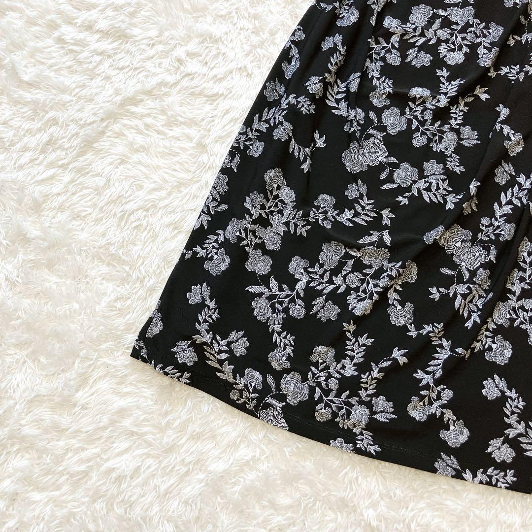 美品 ラルフローレン カシュクールロングワンピース 大きい