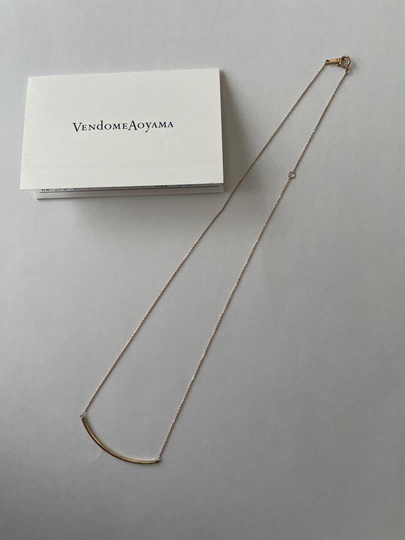 Vendome Aoyamaヴァンドーム青山 K10 バータイプ ネックレス