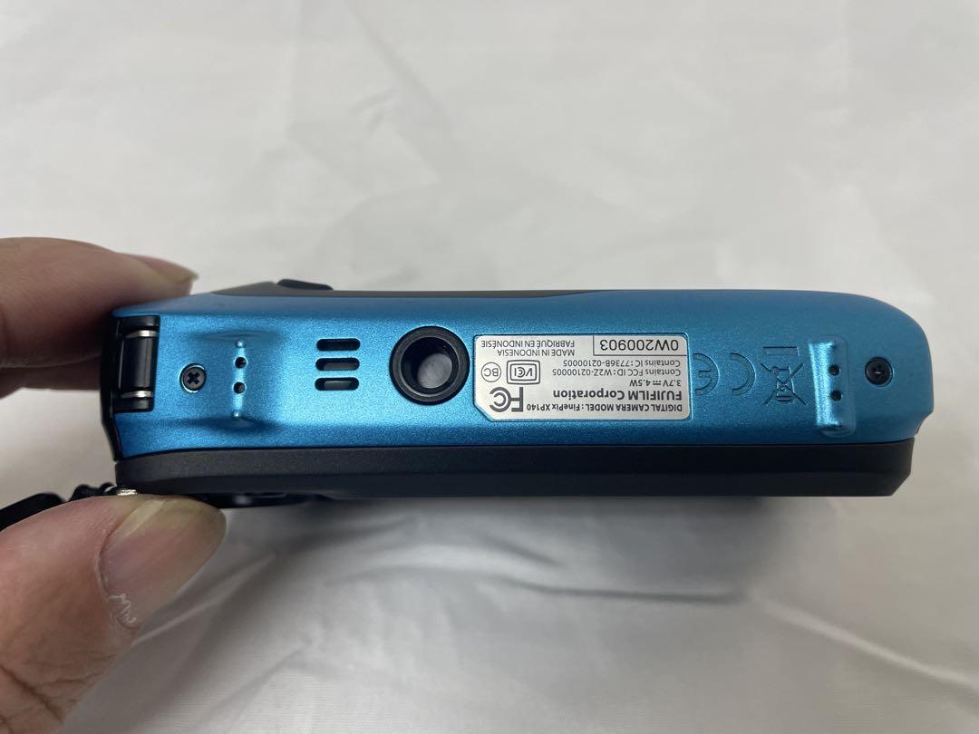 富士フィルム デジタルカメラ XP140 ブルー