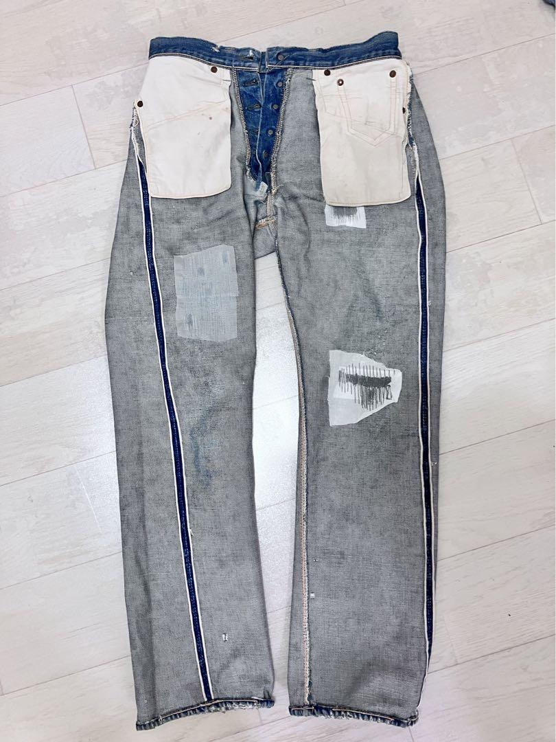 50's 501xx リーバイス 両面レザー オリジナル 47 後期53モデル 50's 501xx リーバイス 両面レザー オリジナル 47 後期53モデル