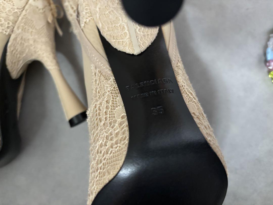 20AW BALENCIAGA ランジェリー ニーハイブーツ 画像8