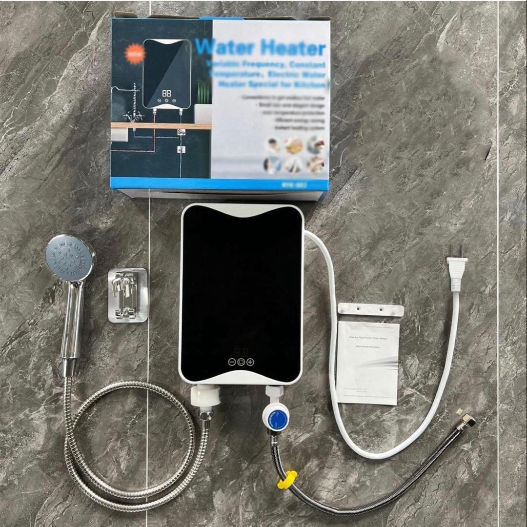 瞬間湯沸かし器 5500W 高速加熱 LCD温度表示 防水恒温タイプ MARWIL-DEMENAGEMENTS_CH