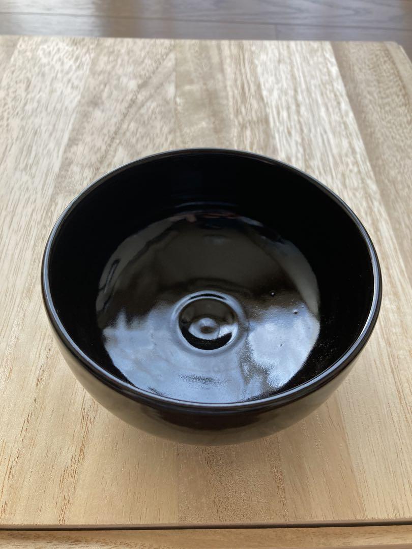 黒楽　抹茶碗　旅茶碗　茶道具　楽茶碗　アンティーク 茶道具 楽茶碗/抹茶碗/抹茶茶碗】 黒楽茶碗 上 松楽窯作 | 楽焼