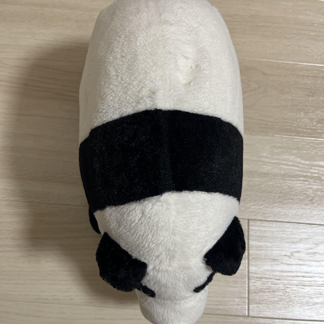 パンダの顔のぬいぐるみ