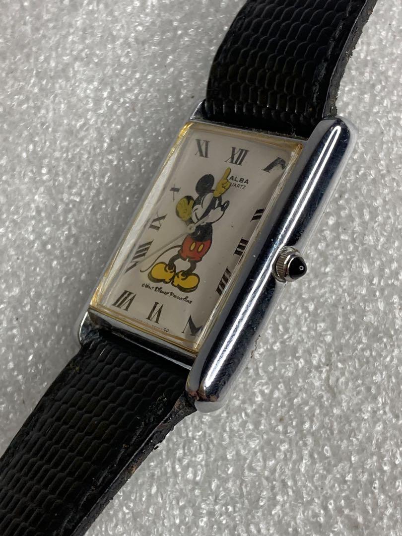激レア SEIKO ALBA クォーツ ミッキー マウス 腕時計