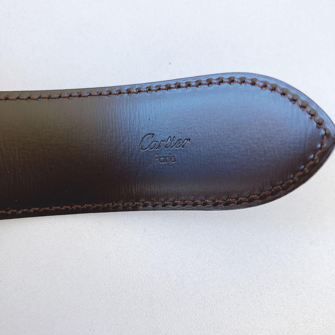 Cartier タンク アメリカン レザー ベルト リバーシブル