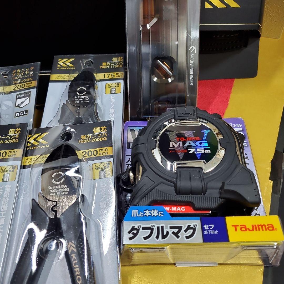 未使用新品 黒金シリーズセット、タジマセフ、オルファ計12品 未使用新品 黒金シリーズセット、タジマセフ、オルファ計12品