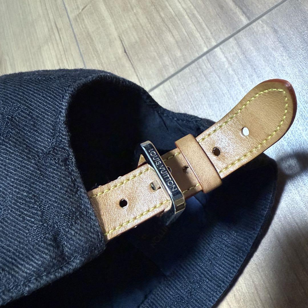 LOUIS VUITTON ルイヴィトン 黒 キャップ 帽子 M76745