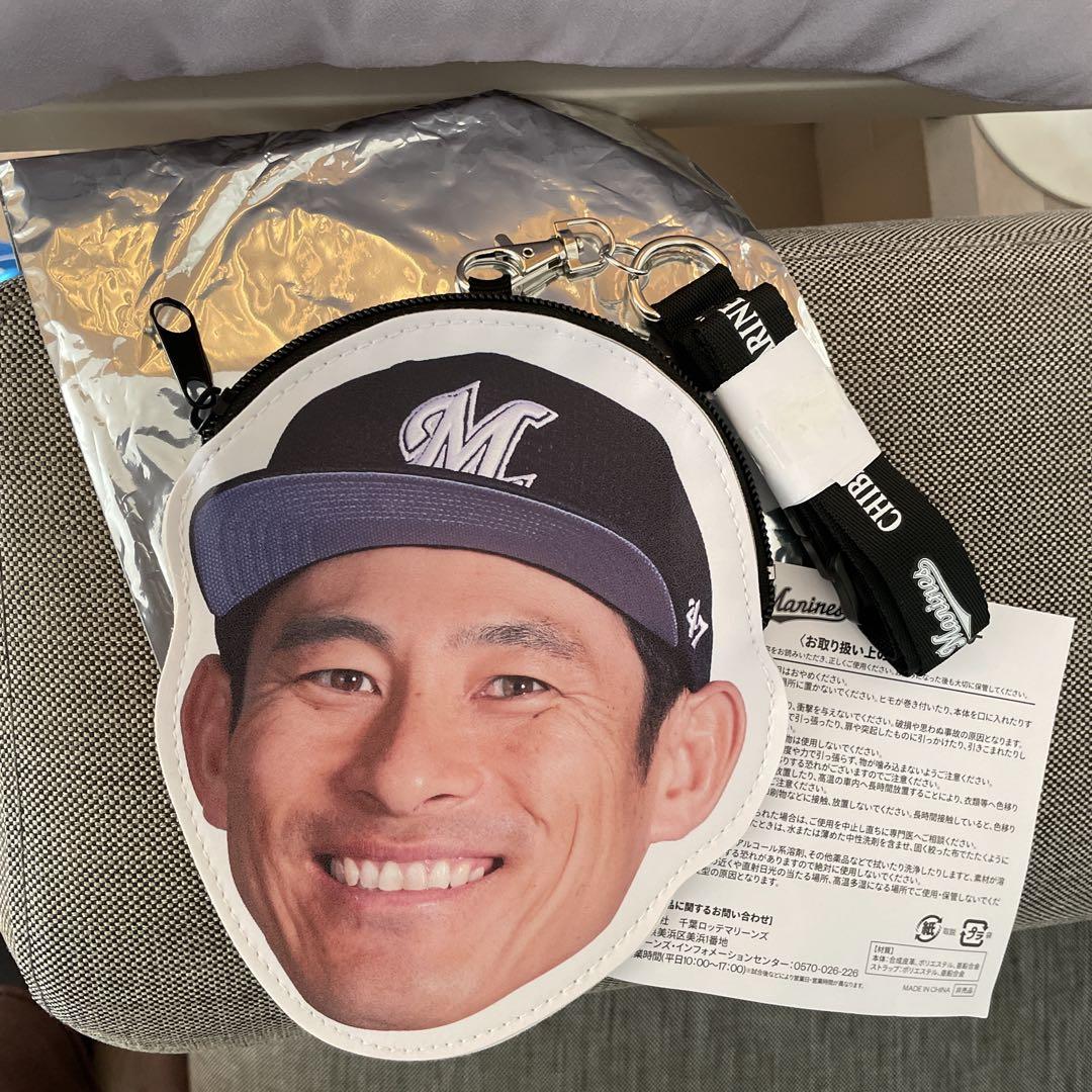 【コンビニ受取対応商品】 顔型ポーチ #0 荻野貴司 千葉ロッテマリーンズ - メルカリ 記念グッズ
