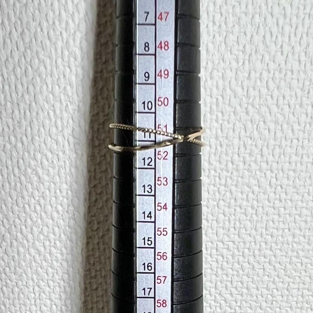 K10YG、ダブルツイストリング - メルカリ