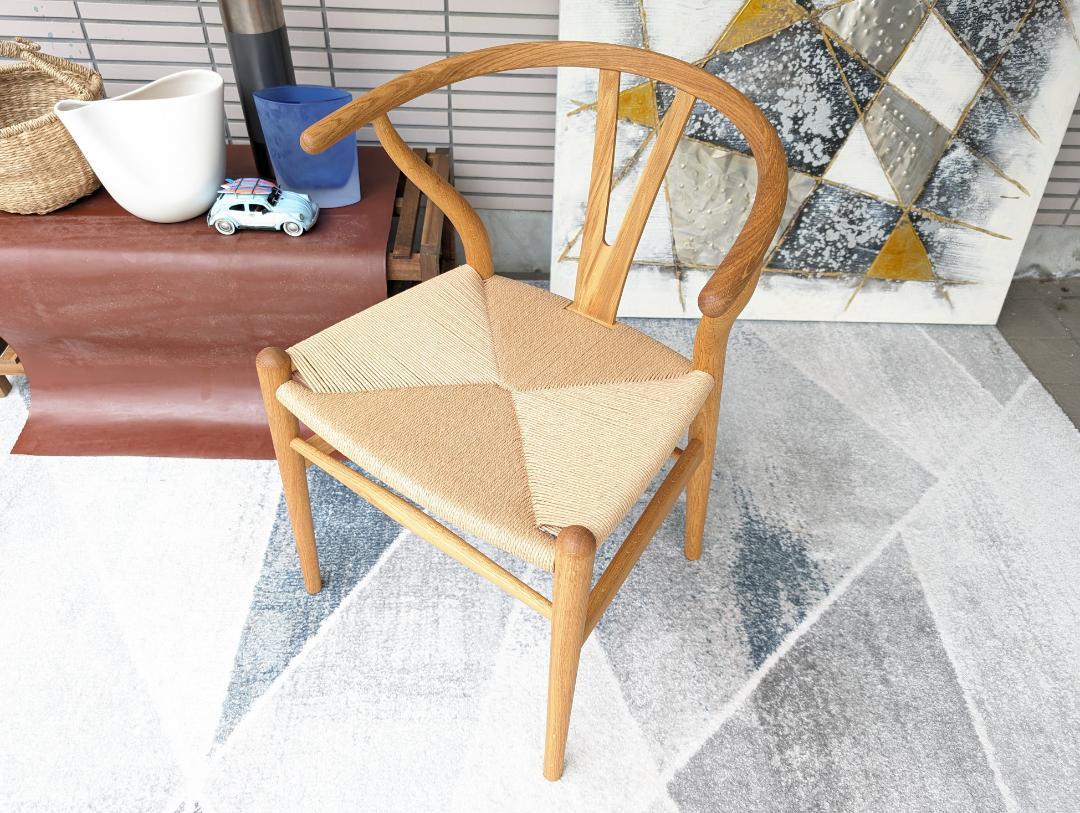 展示品☆カールハンセン＆サン／CH24(Ｙチェア) オーク材オイル仕上げ43㎝②