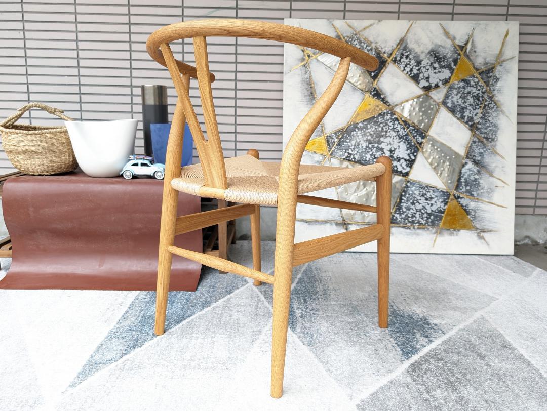 展示品☆カールハンセン＆サン／CH24(Ｙチェア) オーク材オイル仕上げ43㎝②