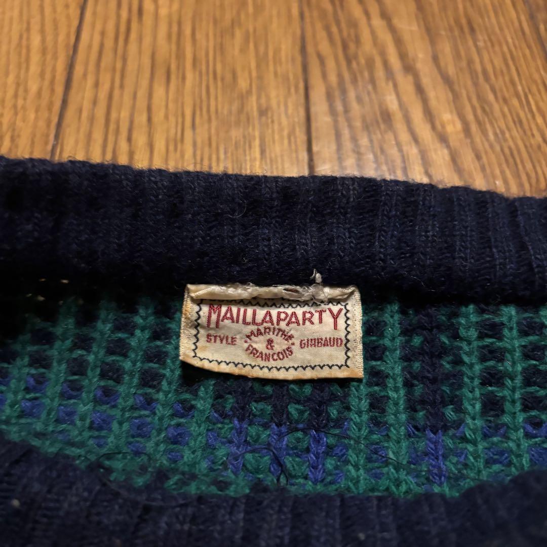 80s GIRBAUD Maillaparty ニット