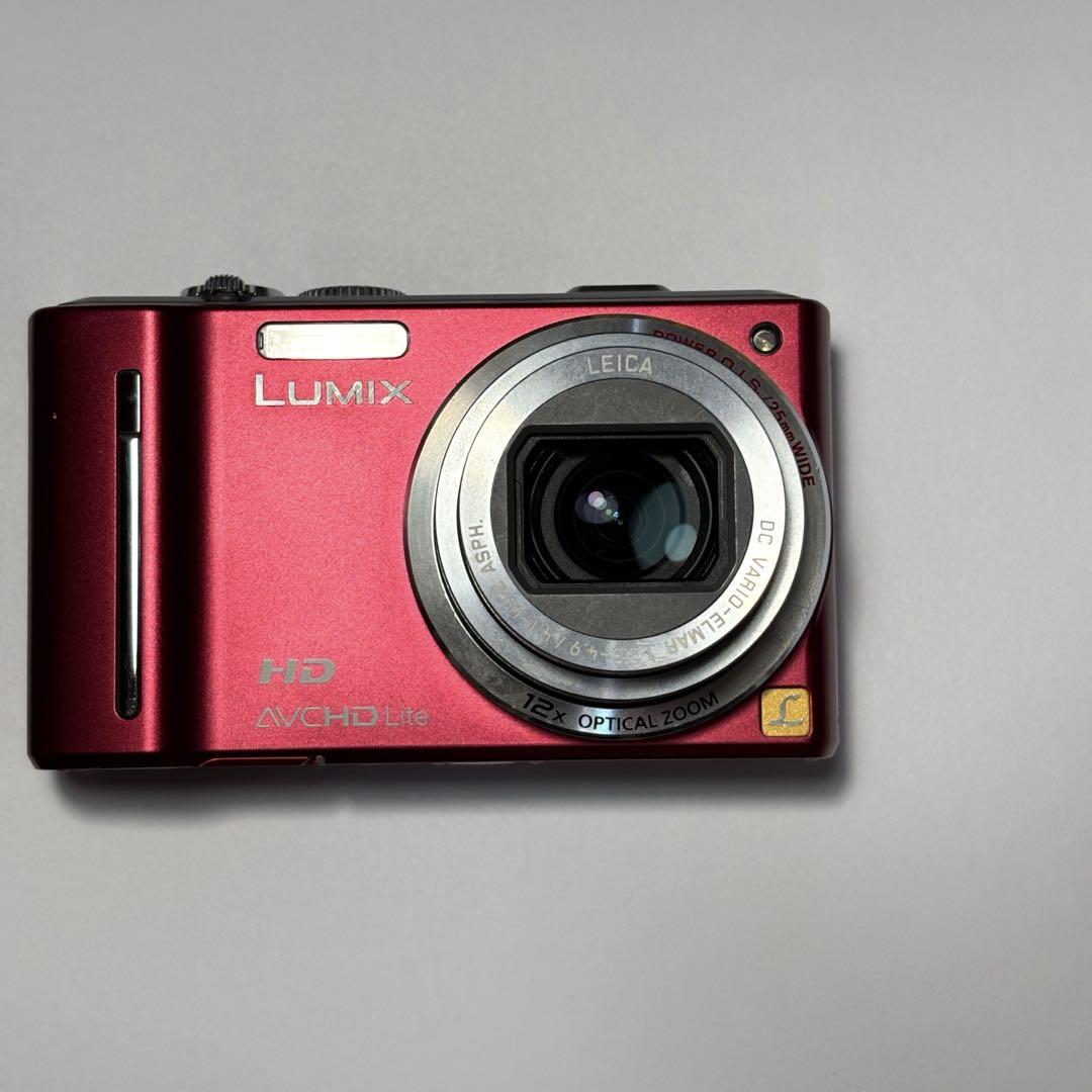 パナソニック LUMIX DMC-TZ10 赤 付属品充実