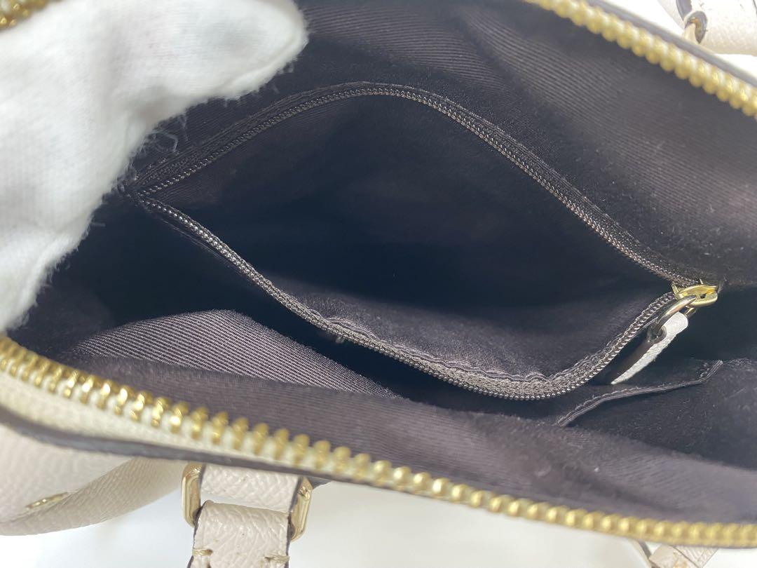 COACH コーチ レザー ショルダーバッグ ホワイト レディース