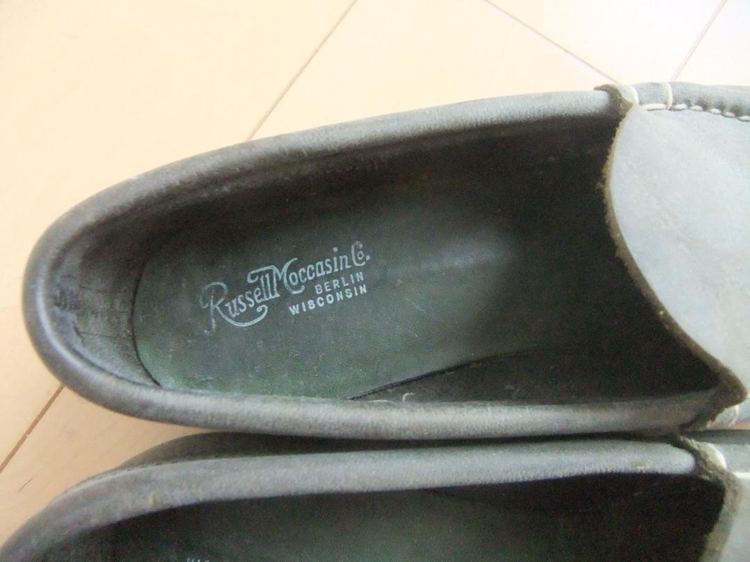 RUSSEL MOCCASIN サイズ 4D ラッセルモカシン 緑