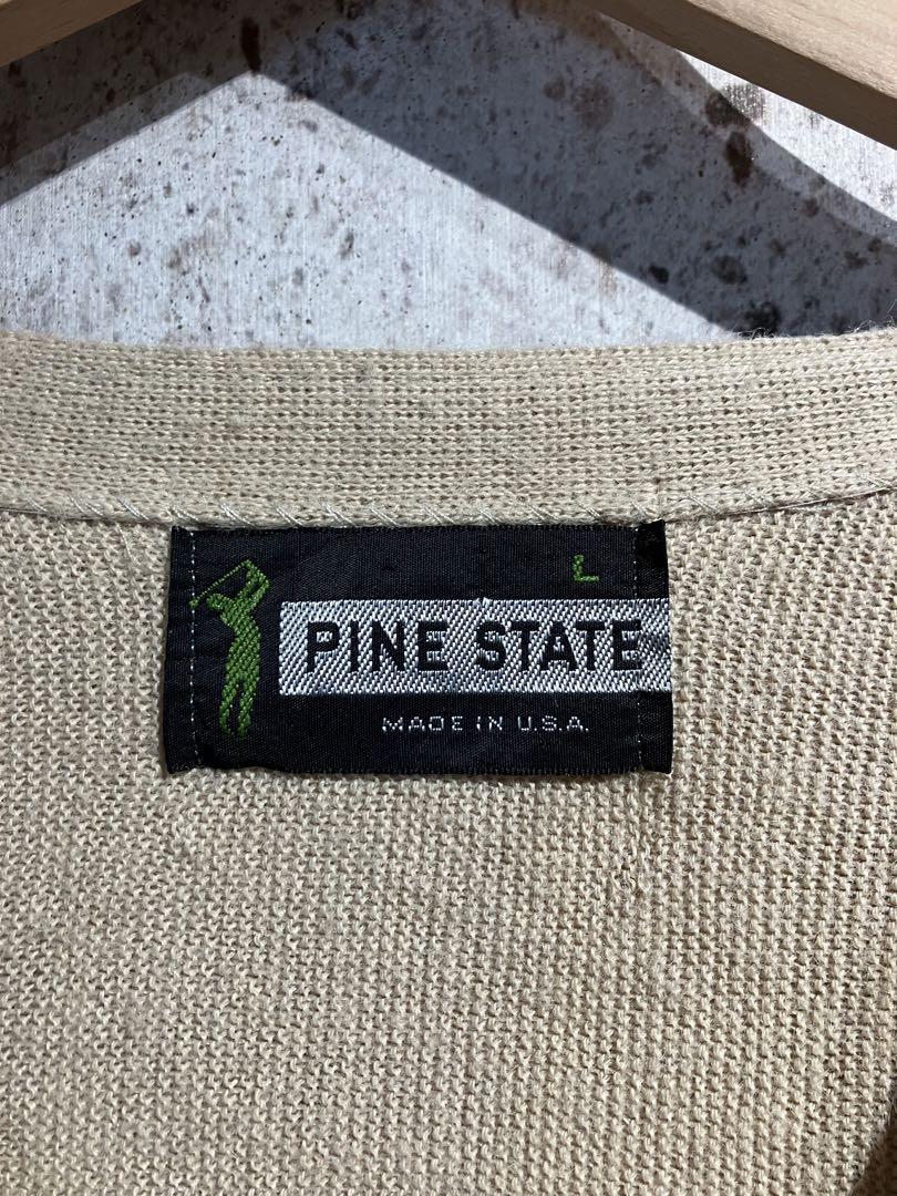 70s PINE STATE アメリカ製　アクリルカーディガン　パインステート