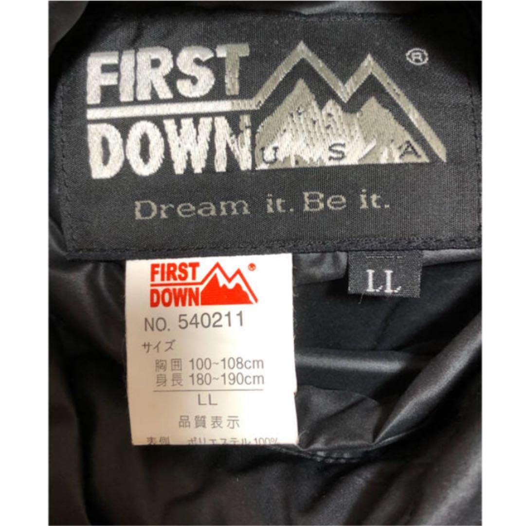 シンプソンズさん専用 リバーシブルダウン 赤×黒 LL VaRYv-m86914656532 FIRST DOWN 通販得価