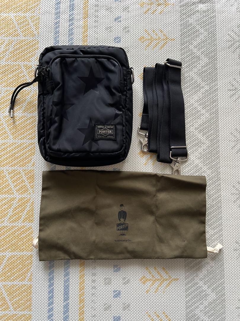 美品★PORTER ポーター ショルダーバッグ バリスター ブラック 美品☆PORTER ポーター ショルダーバッグ バリスター ブラック