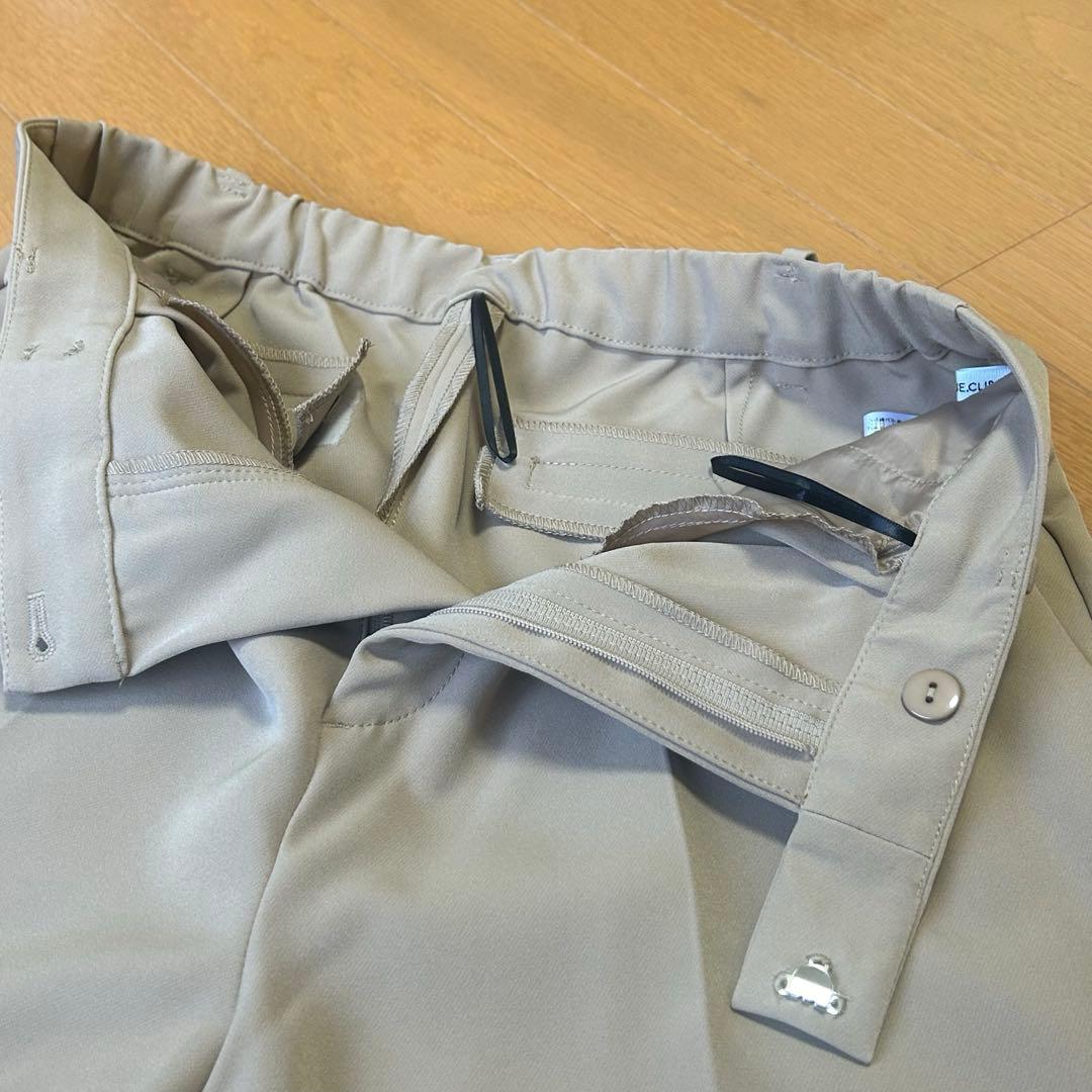 【美品】OPAQUE.CLIP ペプラムジレ　テーパードパンツ　セットアップ