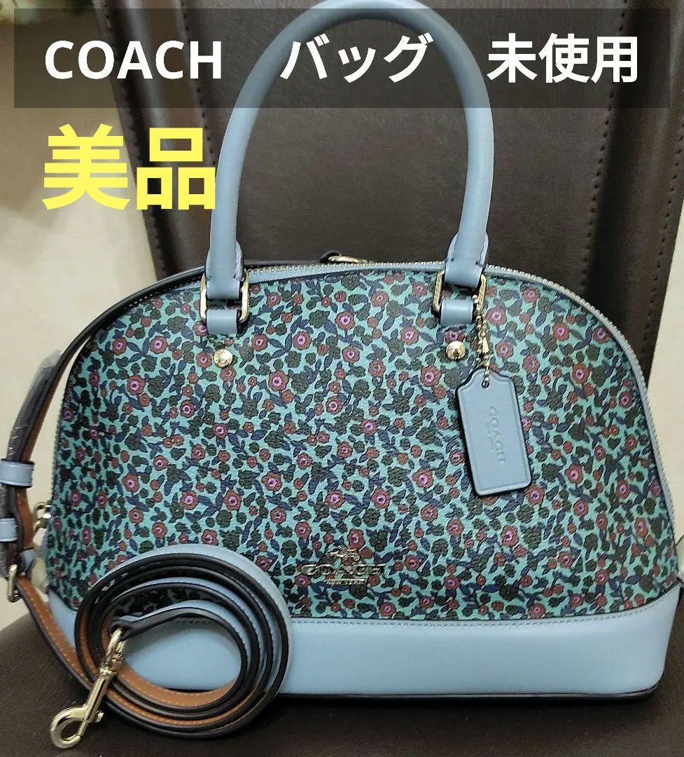 COACH　コーチ　ショルダーバッグ　2way　花柄　サッチェル